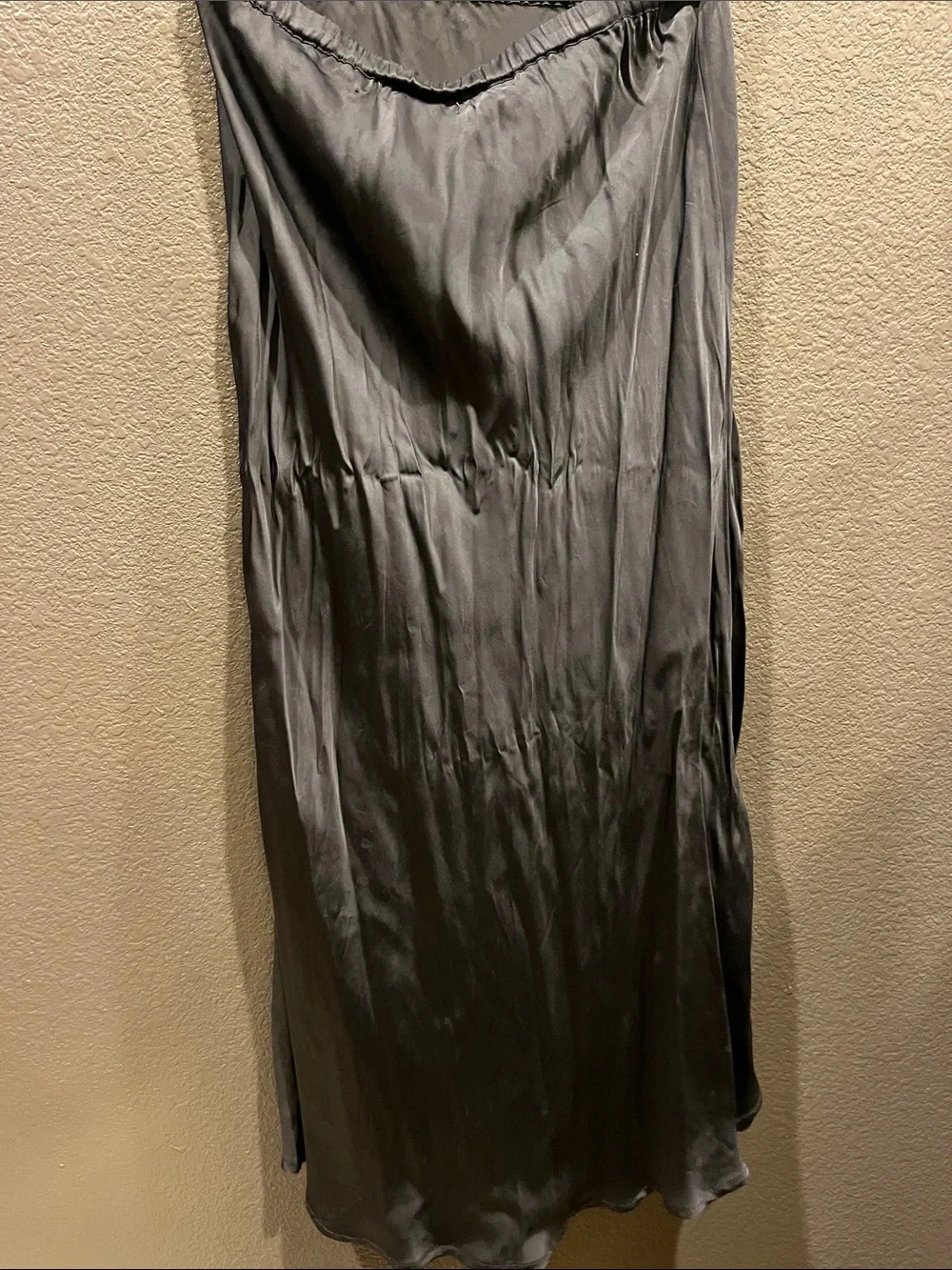 New young fabulous and broke silky midi skirt